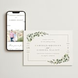 "Ensconce" - Wedding Website in Leaf by Kristie Kern - Match Your Stationery