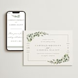 "Ensconce" - Wedding Website in Leaf by Kristie Kern - Match Your Stationery