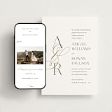 "Initialed" - Wedding Website in Chantilly by Jessica Williams - Match Your Stationery
