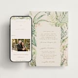 "fresh tropical" - Wedding Website in Greenery by Phrosné Barwood - Match Your Stationery