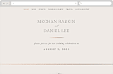 "Tradition" - Wedding Website in Almond by Leah Bisch - Desktop Design