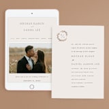 "Tradition" - Wedding Website in Almond by Leah Bisch - Match Your Stationery