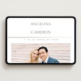 "sophisticate" - Wedding Website in Silk by Kelly Schmidt - Desktop Design