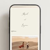 "together" - Wedding Website in Cream Puff by Pixel and Hank - Mobile Layout