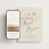 "together" - Wedding Website in Cream Puff by Pixel and Hank - Match Your Stationery