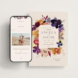 "Bouquet" - Wedding Website in Cream by Lori Wemple - Match Your Stationery