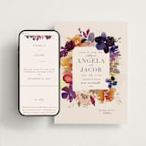 "Bouquet" - Wedding Website in Cream by Lori Wemple - Match Your Stationery