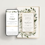 "Classic Love" - Wedding Website in Vanilla by Susan Moyal - Match Your Stationery