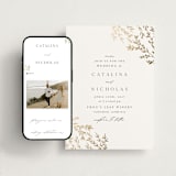 "Swoon" - Wedding Website in Cotton by Carolyn Nicks - Match Your Stationery