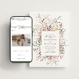 "Undone" - Wedding Website in Garden by Itsy Belle Studio - Match Your Stationery