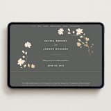 "raffiné" - Wedding Website in Obsidian by Benita Crandall - Desktop Design