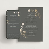 "raffiné" - Wedding Website in Obsidian by Benita Crandall - Match Your Stationery