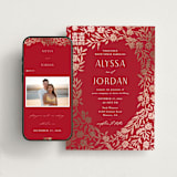 "Garden Vines" - Wedding Website in Ruby by Yaling Hou Suzuki - Match Your Stationery