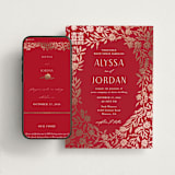 "Garden Vines" - Wedding Website in Ruby by Yaling Hou Suzuki - Match Your Stationery