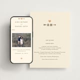 "Love Struck" - Wedding Website in Pale Salmon by The Social Type - Match Your Stationery