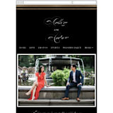 "Formal" - Wedding Website in Onyx by Jessica Williams - Mobile Layout