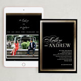 "Formal" - Wedding Website in Onyx by Jessica Williams - Match Your Stationery