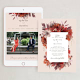"Autumn Hymnal" - Wedding Website in Blush by Leah Bisch - Match Your Stationery