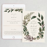 "evergreen" - Wedding Website in safasff by Leah Bisch - Match Your Stationery