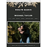 "Gather" - Wedding Website in Ebony by Leah Bisch - Mobile Layout