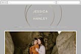 "lili" - Wedding Website in Ash by Lori Wemple - Desktop Design