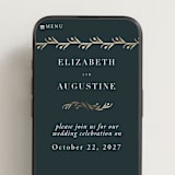 "For Eternity" - Wedding Website in Platinum by Ana de Sousa - Mobile Layout