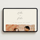 "Pinecrest" - Wedding Website in Pearland by Ashlee Townsend - Desktop Design