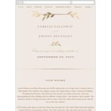"Botanical Ampersand" - Wedding Website in Peony by Hooray Creative - Mobile Layout