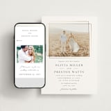 "Regent" - Wedding Website in Opal by Robert and Stella - Match Your Stationery