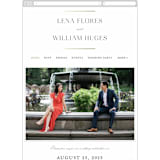 "Initially Yours" - Wedding Website in Salt by Hooray Creative - Mobile Layout