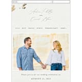 "far and away" - Wedding Website in Cream by Design Lotus - Mobile Layout