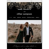 "fairytale dust" - Wedding Website in Midnight by Phrosné Barwood - Mobile Layout