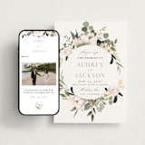 "Country Garden" - Wedding Website in Verdant by Susan Moyal - Match Your Stationery