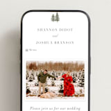 "Evergreens" - Wedding Website in Moss by Itsy Belle Studio - Mobile Layout