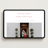 "Bowery" - Wedding Website in Rose by Megan Davis - Desktop Design