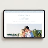 "delicate rattan" - Wedding Website in Sky Blue by Ellen Schlegelmilch - Desktop Design