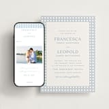 "delicate rattan" - Wedding Website in Sky Blue by Ellen Schlegelmilch - Match Your Stationery