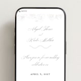 "Garden" - Wedding Website in Garden by Leah Bisch - Mobile Layout