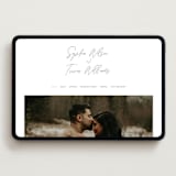"terrace" - Wedding Website in Pewter by Owl and Toad - Desktop Design