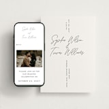 "terrace" - Wedding Website in Pewter by Owl and Toad - Match Your Stationery