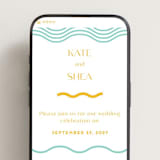 "Good Vibes" - Wedding Website in Seafoam by Claudia Orengo - Mobile Layout