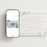 "Shoreline" - Wedding Website in Sky Blue by Oscar and Emma - Karly Depew - Match Your Stationery