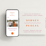 "Tanti Baci" - Wedding Website in Fuchsia by Olivia Raufman - Match Your Stationery