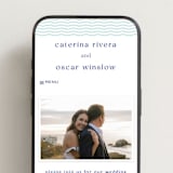 "With a Twist" - Wedding Website in Blue Violet by Olivia Raufman - Mobile Layout