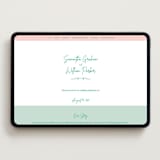 "Sketch" - Wedding Website in Shamrock by Elly - Desktop Design