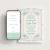 "Sketch" - Wedding Website in Shamrock by Elly - Match Your Stationery