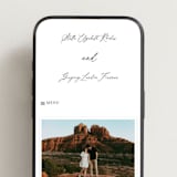 "Ever classic" - Wedding Website in Ever Classic by Design Lotus - Mobile Layout