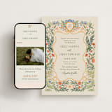 "Garden Heirloom" - Wedding Website in Garden by Elly - Match Your Stationery