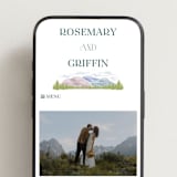 "River Valley" - Wedding Website in Pine by Paper Sun Studio - Mobile Layout