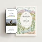 "River Valley" - Wedding Website in Pine by Paper Sun Studio - Match Your Stationery